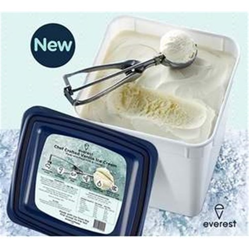 Ice Cream 10Ltr EVEREST Chef Crafted Vanilla