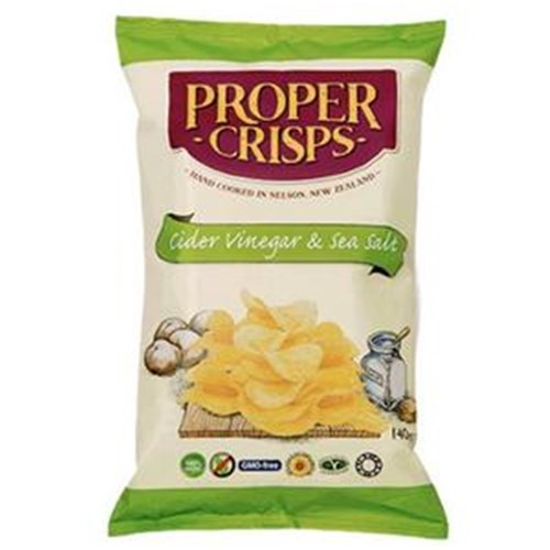 Proper Crisps Cider Vinegar 140g x 12