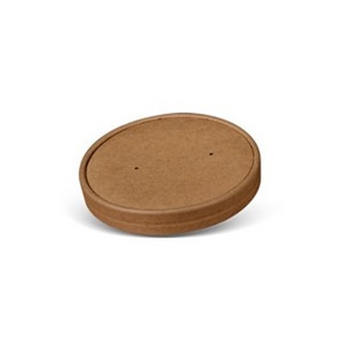Lid Paper Kraft to fit 8/12/16 Bowl (25)