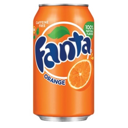 Fanta Cans 375ml (24) The Coca Cola Company
