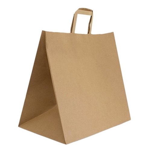 Bags Kraft Delivery Flat Handle 370x350x230 (150)