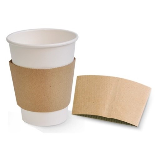 Cup Sleeve Kraft fits 8oz Coffee Cups (1000)