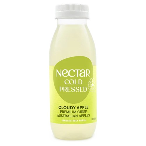 Juice Cloudy Apple 300ml (12) Nectar Cold Pressed