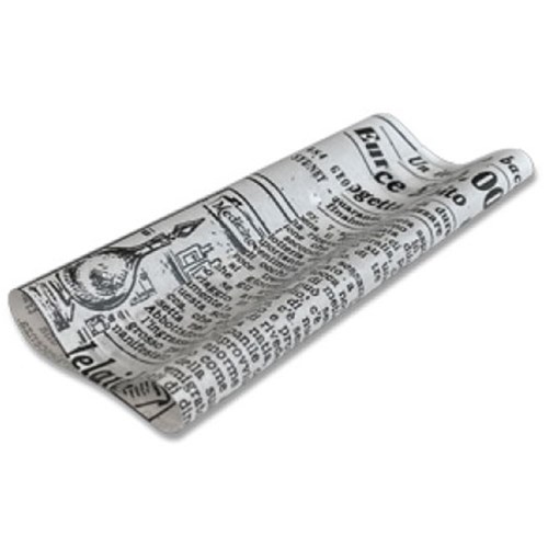 Paper Greaseproof Newsprint 190 x150mm (400) 