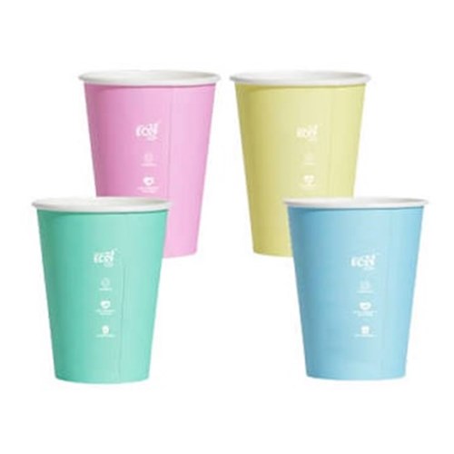 Cups Paper Coffee Sippa SW Pastel 12oz (1000) 